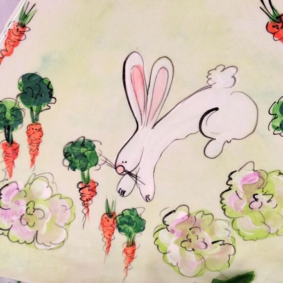 Handpainted. Easter Plate by T Rae. EUC - Picture 2 of 11